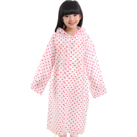 Hot Sale Portable EVA Transparent Custom Printed Waterproof Long Raincoat Rain Ponchos For Children