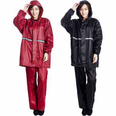 Good quality waterproof raincoat with pants  for bicycle or motorcycle