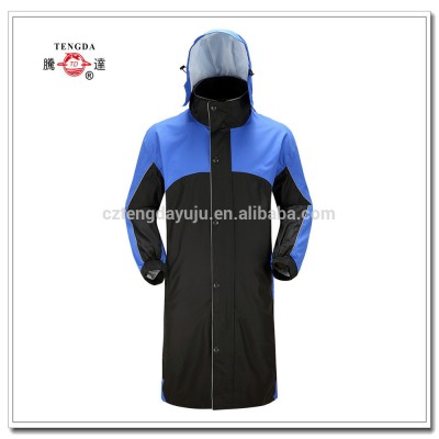 factory price OEM 210T polyester pongee PU coating raincoat